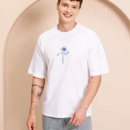 Mast & Harbour Printed Relaxed Cotton T-Shirt image 5