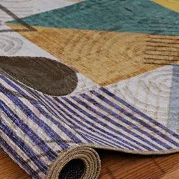 kaleen india Anti-Skid Backing Washable Indoor-Outdoor Rugs image 4