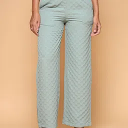 KATLINE Women Relaxed Straight Leg Trousers-image-17