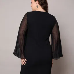 SASSAFRAS Curve Plus Size Shift Dress image 3