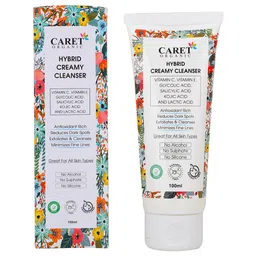 CARET ORGANIC Aloe vera & Neem Shampoo-200 ml & Hybrid Creamy Cleanser Combo-100 g image 2
