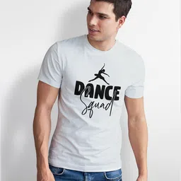 Seekbuylove Typography Printed Round Neck Bio Finish Pure Cotton T-shirt image 5