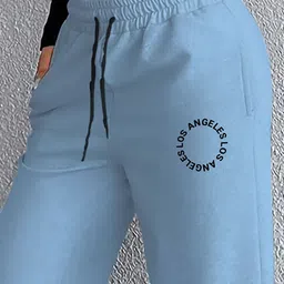 TABADTOD Women Striped Relaxed Loose Fit Easy Wash Trousers image 3