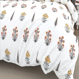 Myntra Elegant Homes Pink 200 GSM Ethnic Motifs Cotton AC Room Double Bed Quilt image 3