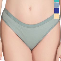 Liigne Pack Of 5 Mid Rise Basic Briefs VCPC2178-XS-picture-27