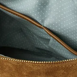 Ginger by Lifestyle Women Solid Structured Fringed Shoulder Bag image 2