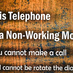 generic Decor Antique Collection Silver landline Decorative Dummy Telephone Non Working image 5