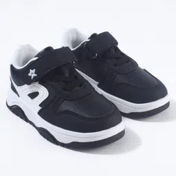 Cute Walk by Babyhug Velcro Closure Sneakers - Black image 2