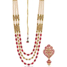 JIYANSHI FASHION Gold-Plated Alloy Jewellery Set-picture-11