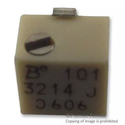 Bourns TRIMMER, POT, 500KOHM, 10%, 5TURN, SMD Model No - 3214J-1-504E-picture-28