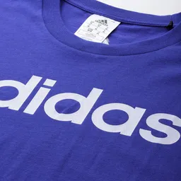 ADIDAS Men LIN SJ Printed Pure Cotton T-shirt image 3