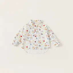 LULU & SKY Boys Floral Opaque Printed Casual Shirt-picture-24