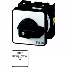 EATON 2P 3 Position 45° Motor Reversing Cam Switch, 690 V (Volts), 20A, Toggle Actuator, 013509 T0-3-8622/E-image-53