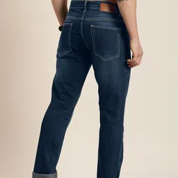 HERE&NOW Men Smart Regular Fit Stretchable Jeans image 2