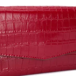 MANGO Animal Skin Textured Baguette Shoulder Bag image 2