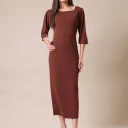 PURVAJA Bodycon Midi Dress-picture-41