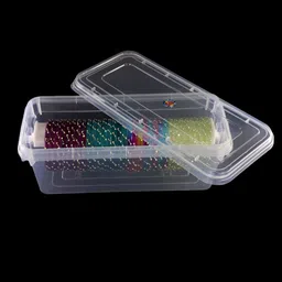 NMII Transparent Storage Box Jewellery Organiser With Lid image 2