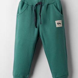 Pink Rabbit Single Jersey Knit Full Length Lounge Pant with Vehicle Patch - Green-picture-18