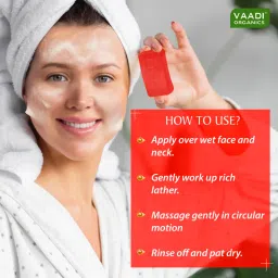 Vaadi Herbals Strawberry Facial Bar image 3