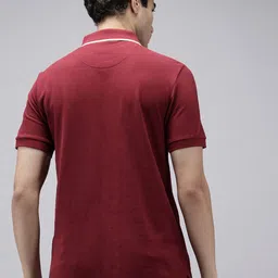 U.S. Polo Assn. Striped Polo Collar Pure Cotton Slim Fit T-shirt image 4
