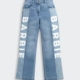 Tiny Girl Girls Straight Fit Mid-Rise Printed Cotton Jeans-picture-42