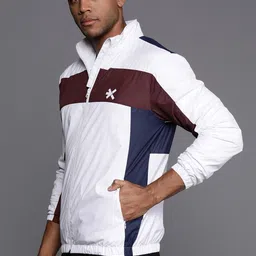 HRX by Hrithik Roshan Men Colourblocked Lightweight Running Sporty Jacket image 4
