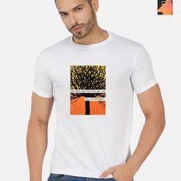 GLOBAL NOMAD Men 2 Printed Bio Finish Applique T-shirt-picture-21