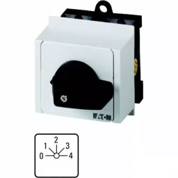 EATON 2P 5 Position 45° Multi Step Cam Switch, 690 V (Volts), 20A, Toggle Actuator, 013644 T0-4-15132/IVS-image-57