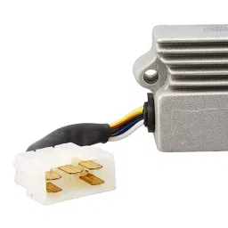 Uno Minda Aluminium Case, 5 Pin White Wire Coupler for Bajaj C-100/Platina O/M (RR-1003) image 2