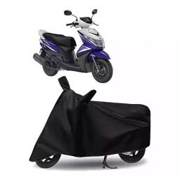 Auto Pearl Bike Cover for Yamaha Ray Z (Black)-picture-35
