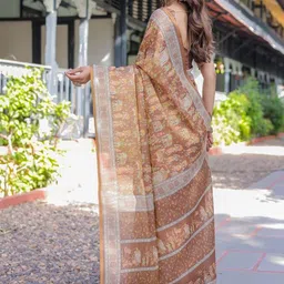 MAHARANI COUTURE Ethnic Motifs Pure Cotton Kanjeevaram Saree image 5