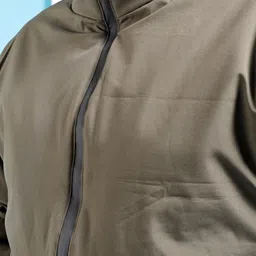 hardsoda by The Indian Garage Co Men Plus Size Regular Fit Solid Standup Collar Puffer Jacket image 5