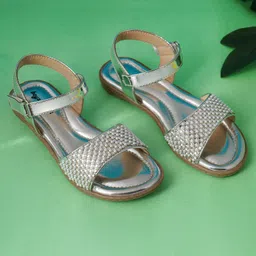 boyz n galz Pearls Embellished Metallic Sandals - Silver-picture-16