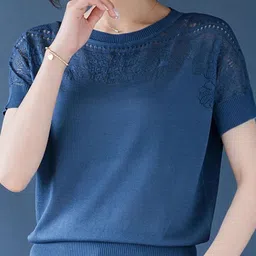 StyleCast Women Round Neck T-shirt-image-99