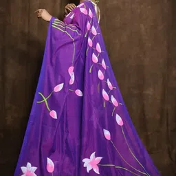 Ruuprekha Floral Pure Cotton Khadi Saree-picture-17