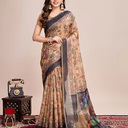 Munir Ethnic Motifs Printed Saree-image-7