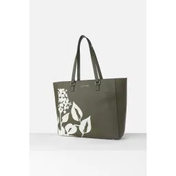 Van Heusen Women Olive Printed Formal Handbag image 2