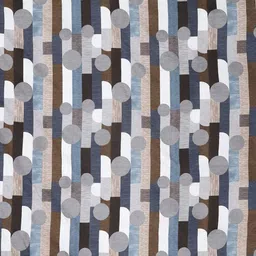 Aura Grey & Brown Geometric Printed 300 TC King Bedsheet Set 2.70 m x 2.60 m image 3