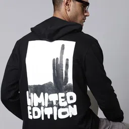 LEWEL Men Printed Hooded Sweatshirt-picture-39