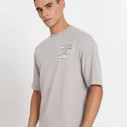 COLOR HUNT Men Typography Printed Pure Cotton T-shirt-picture-19