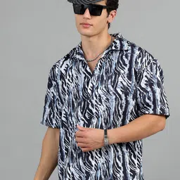 HOUSE OF MAHNOTS Men Relaxed Opaque Printed Casual Shirt-picture-32