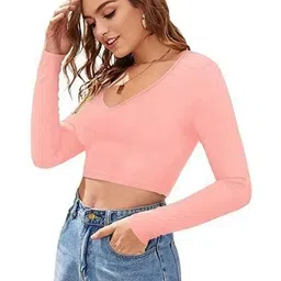 Absorbing Crepe Crop Top image 3