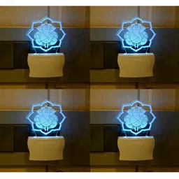 1ST TIME Red & White Printed Acrylic Traditional Abstract Shaped Shaped Wall Lamp-picture-19