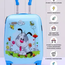 Babyhug Kid's  Small 1 Day Trip  Trolley Bag Puppy Print - 18 Inches-picture-19