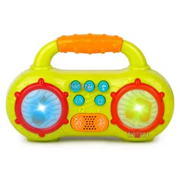 Fiddlerz Musical Mini Radio with Animal Sound Flashing Light - Assorted Colors image 1