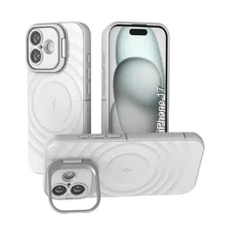 Luxury Kase Ripple Textured Rugged & Wireless Charging iPhone 17 Back Case-picture-38