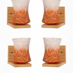 SOMIL Orange Cylinder Glass Wall Lamps-picture-11