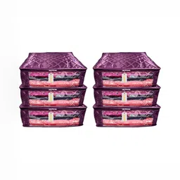 Ajabh Purple Set of 6 Regular Drawer Organiser Organisers-picture-15
