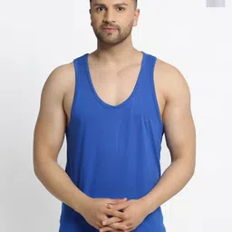 Friskers Pack Of 2 Cotton Anti-Bacterial Innerwear Gym Vests 10525C-02-05-picture-17