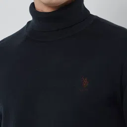 U.S. Polo Assn. Men Turtle Neck Full Sleeve Pullover image 2